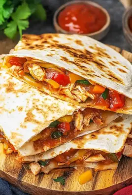Chicken Fajita Quesadillas