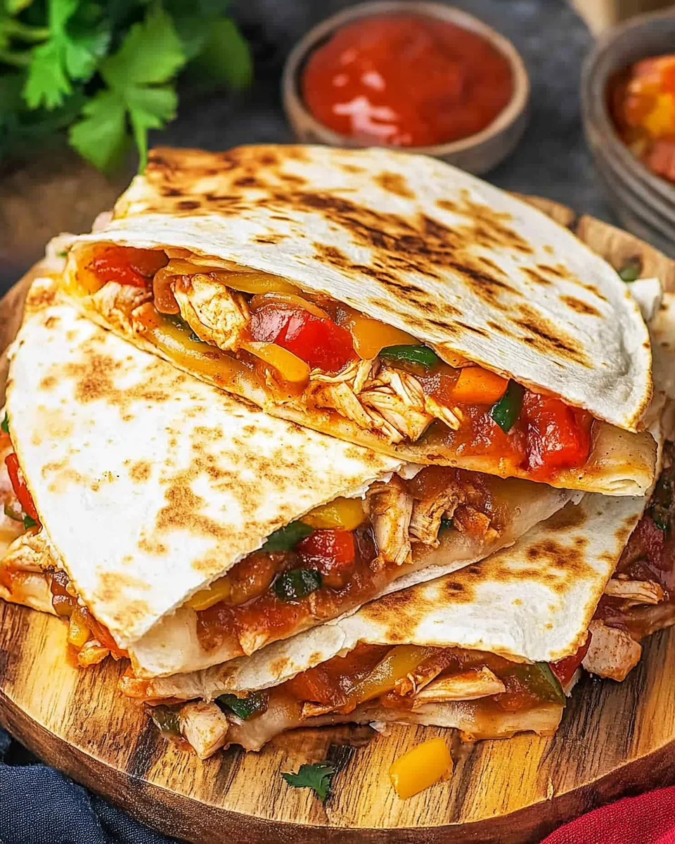 Chicken Fajita Quesadillas