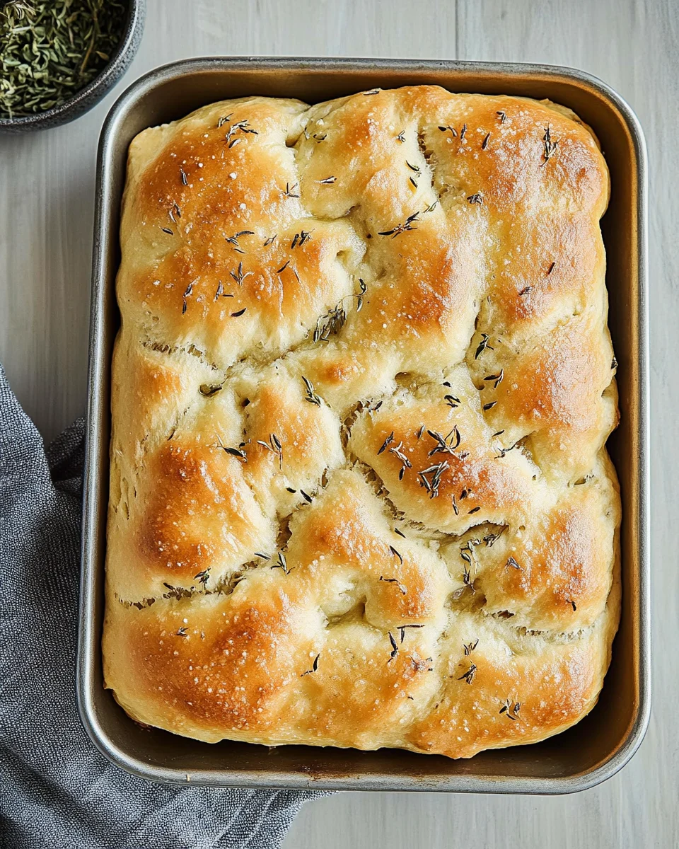 Easy Homemade Focaccia Bread