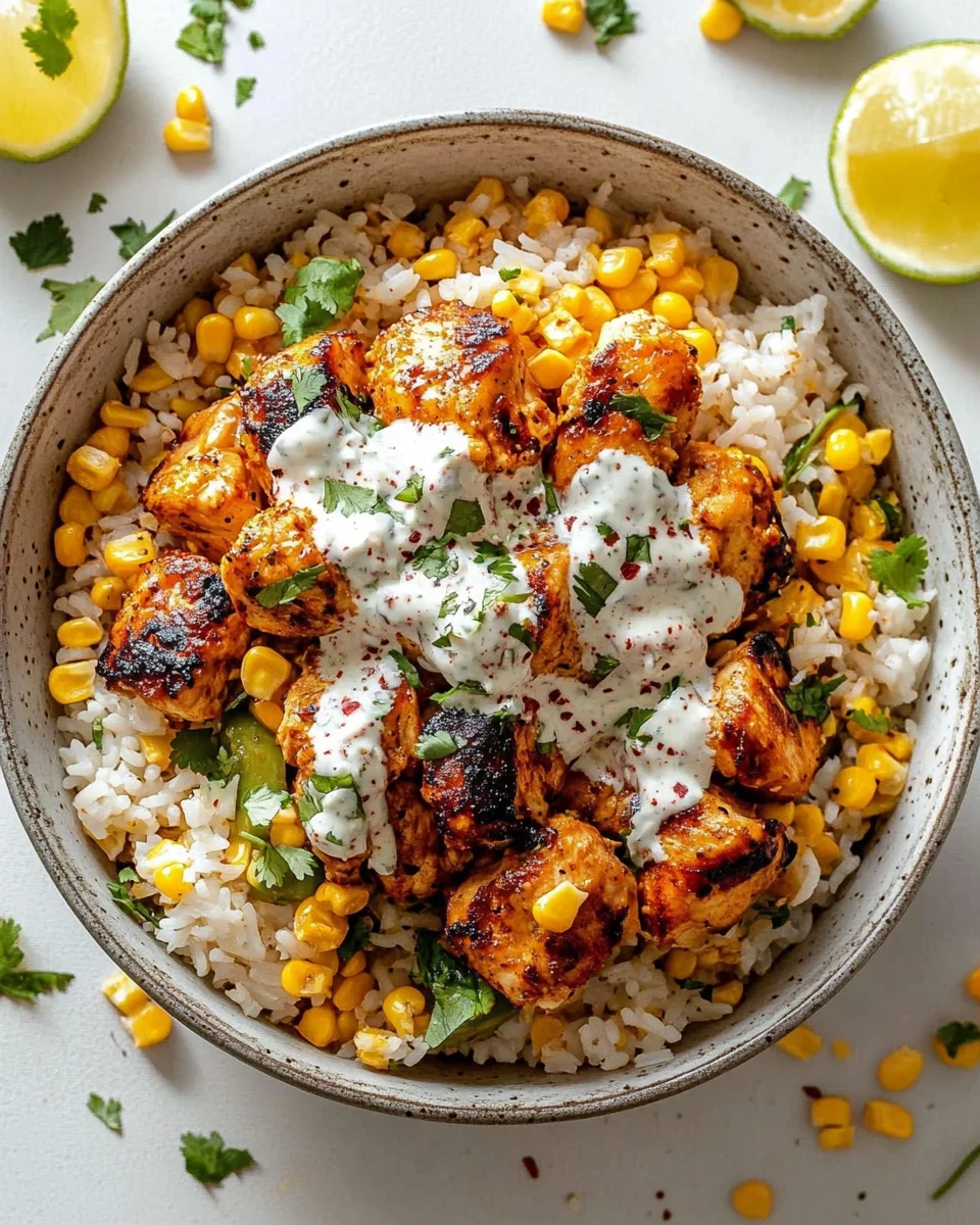 Easy Street Corn Chicken Rice Bowl