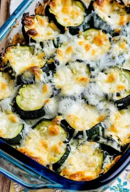 Low-Carb Easy Cheesy Zucchini Bake