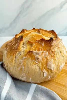 Quick and Easy No-Knead Bread