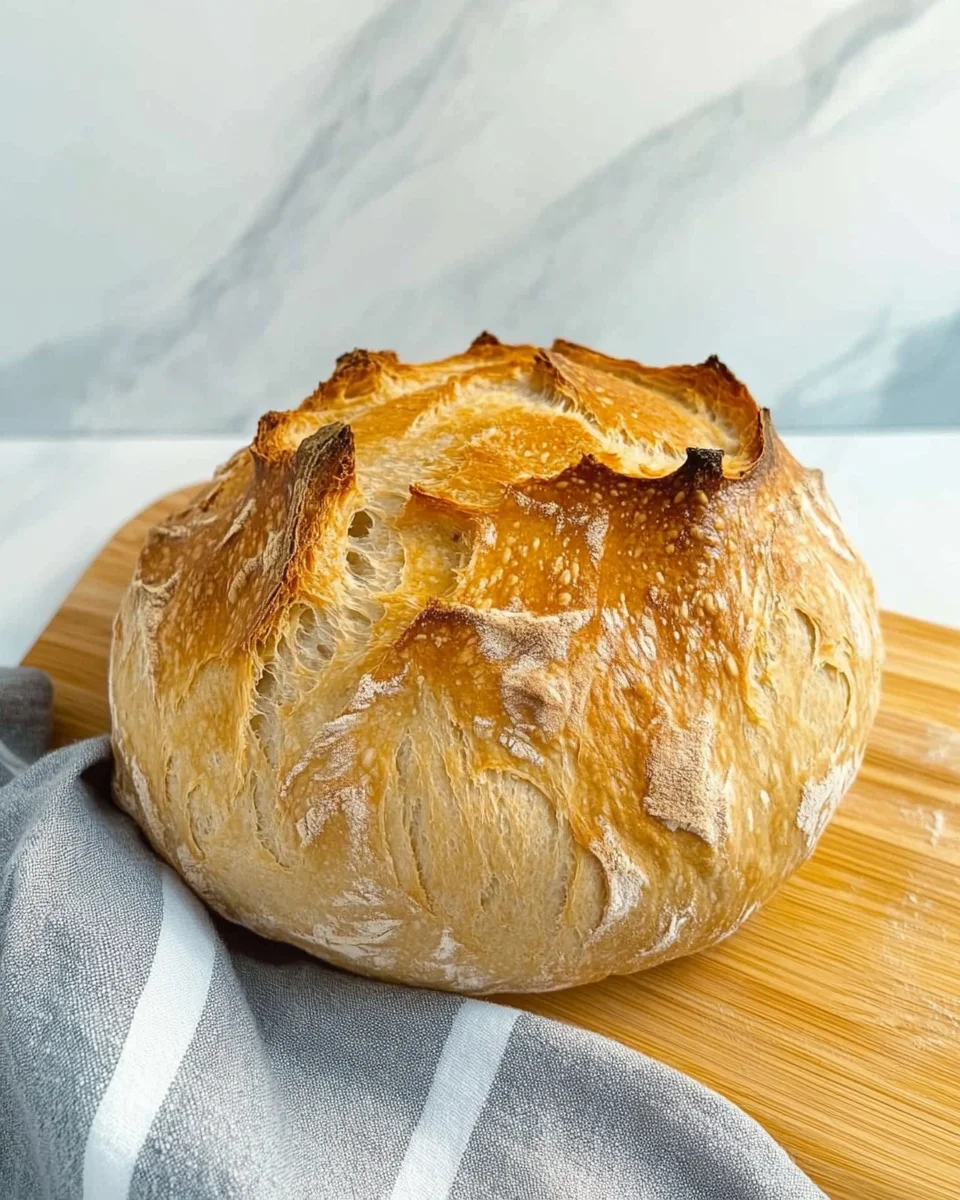 Quick and Easy No-Knead Bread