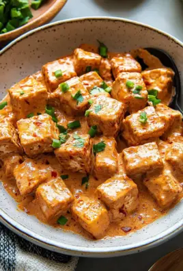 Spicy Tofu with Creamy Coconut Sauce