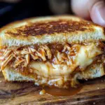 BBQ Chicken Grilled Cheese Sandwich