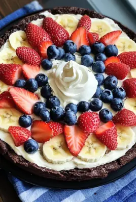 Fruity Brownie Dessert Pizza