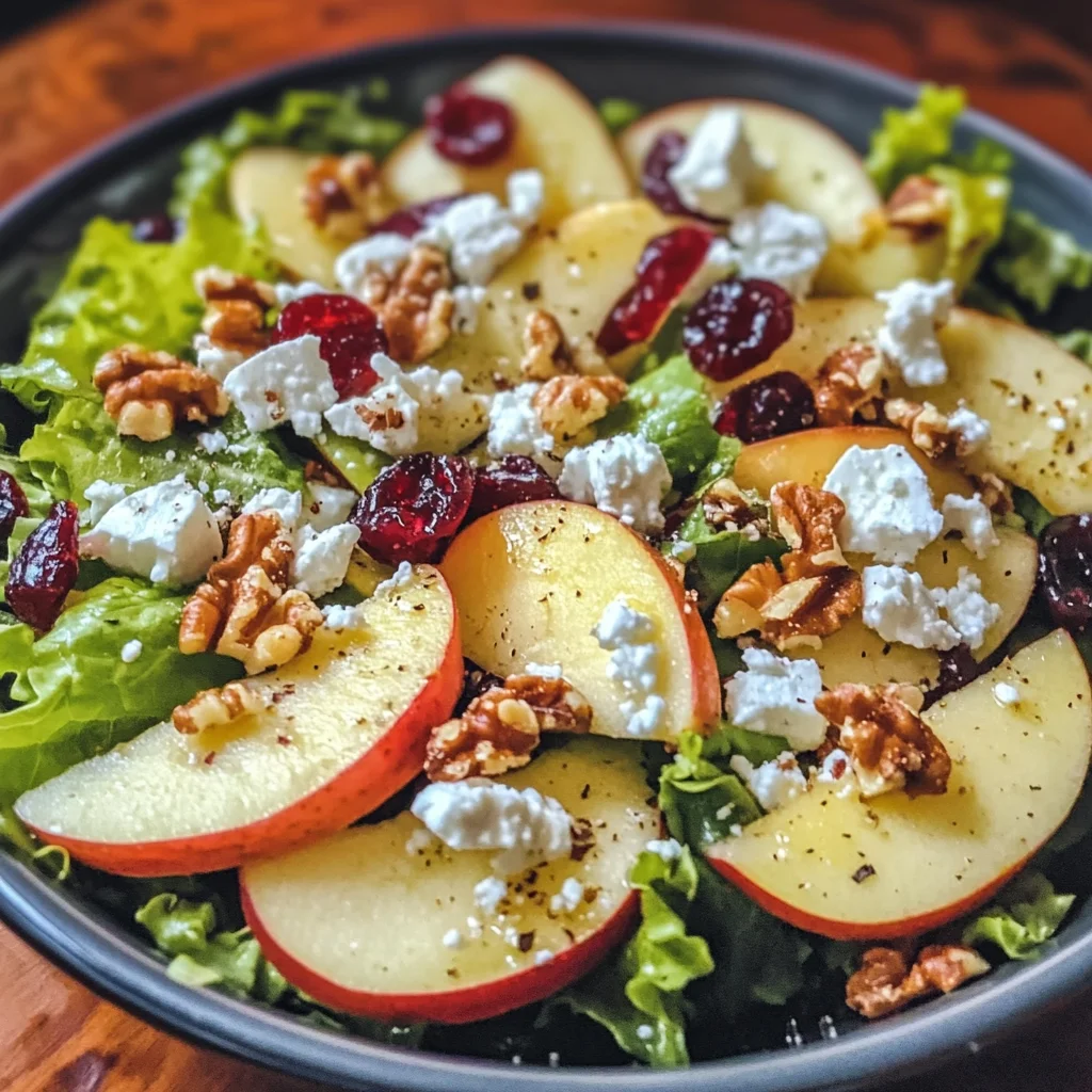 Honeycrisp Apple and Feta Salad