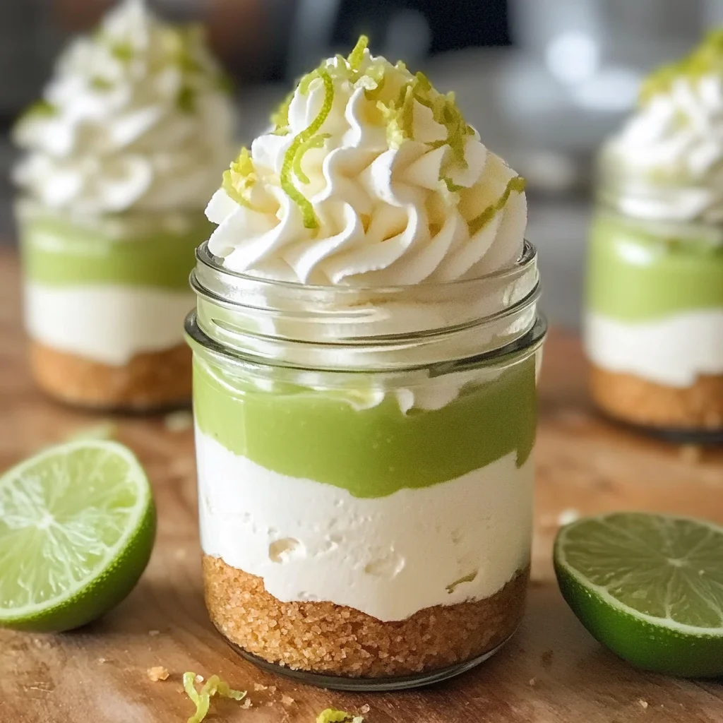 No-bake Key Lime Cheesecake Jars Recipe