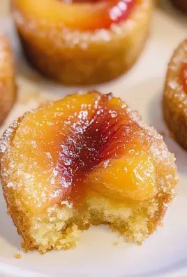 Peach Upside Down Mini Cakes