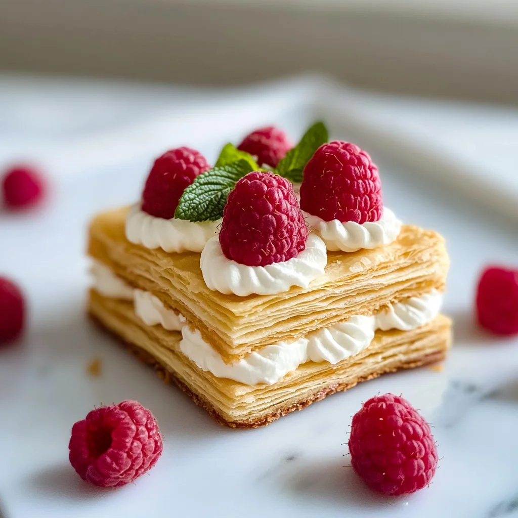 Raspberry Mille-Feuille Cookies