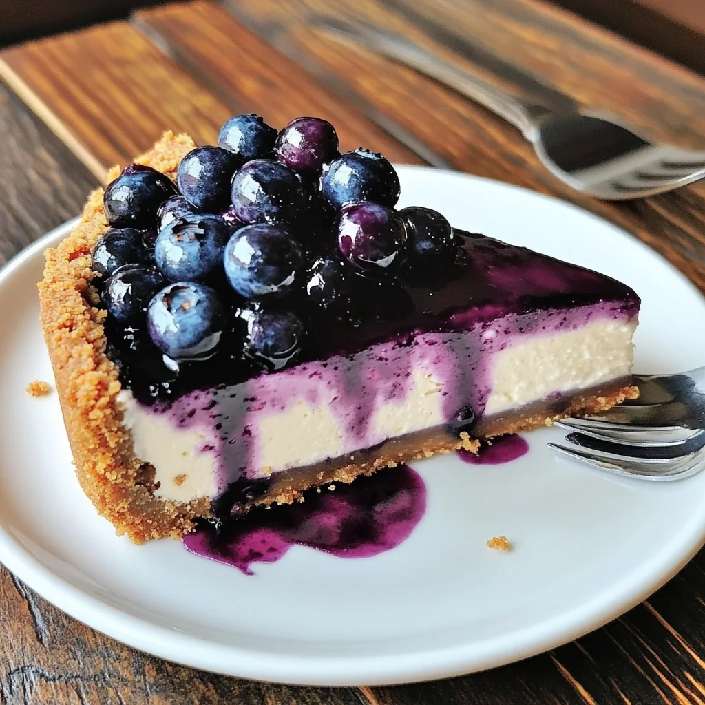 Yummy Blueberry Cheesecake