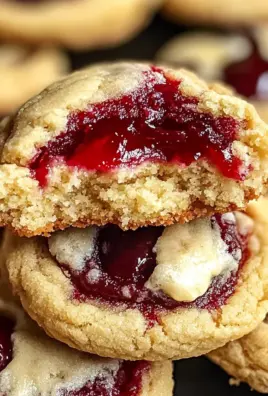 Cherry Cheesecake Stuffed Cookies – Gooey & Delicious Treat