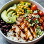 Honey Chipotle Chicken Rice Bowls