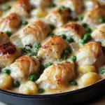 One Pot Gnocchi Chicken Pot Pie