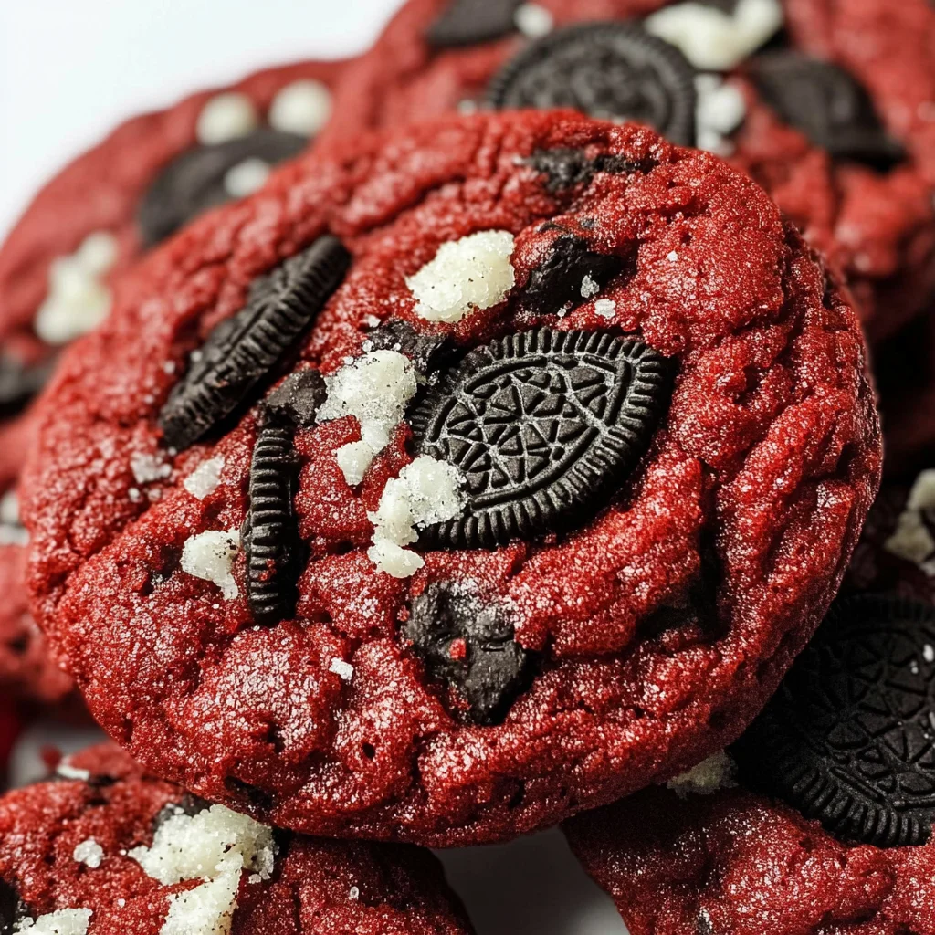 Oreo Red Velvet Cookies