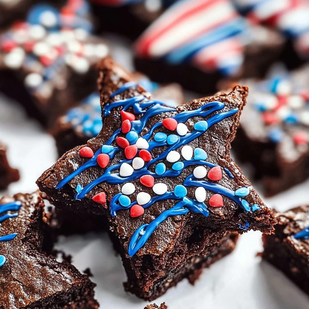 4th of July Brownies