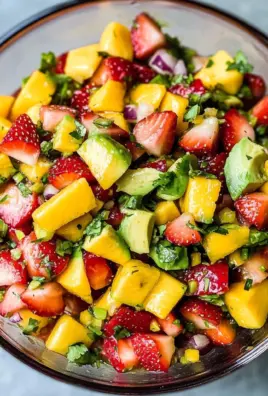 Avocado Strawberry Mango Salsa