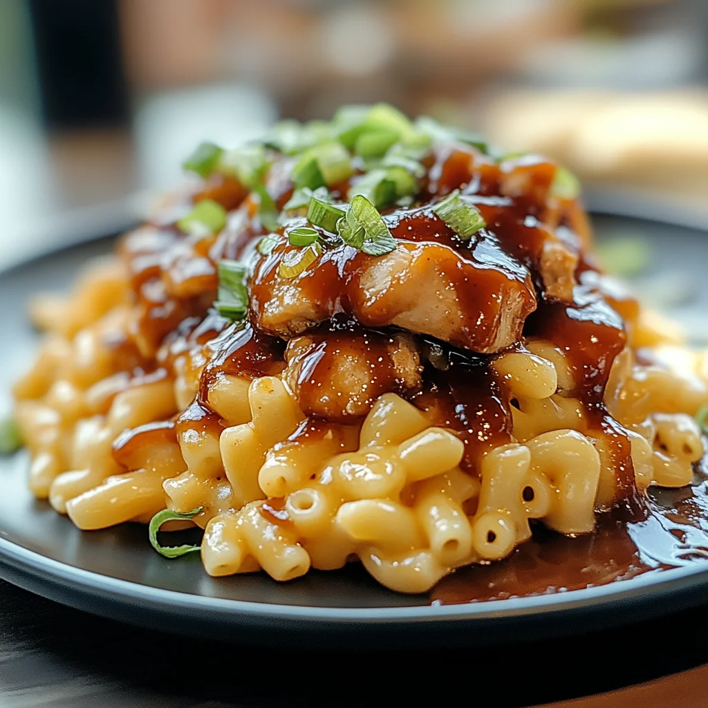 BBQ Chicken Mac & Cheese