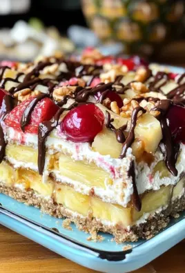 Banana Split Icebox Cake