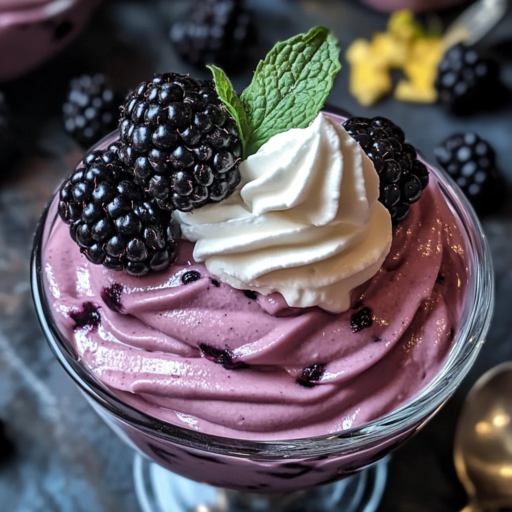 Blackberry Mousse