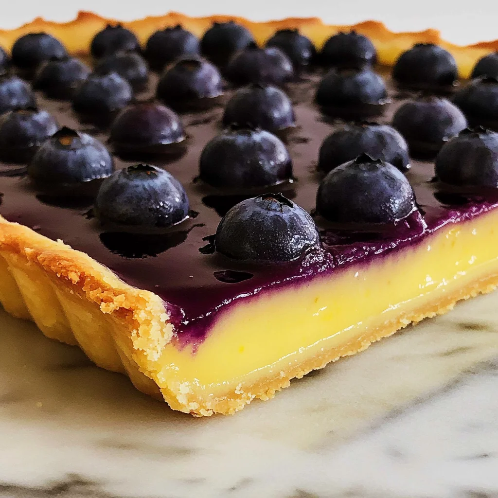 Blueberry–Lemon Curd Tart