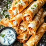 Buffalo Chicken Taquitos