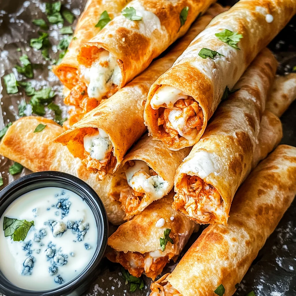 Buffalo Chicken Taquitos