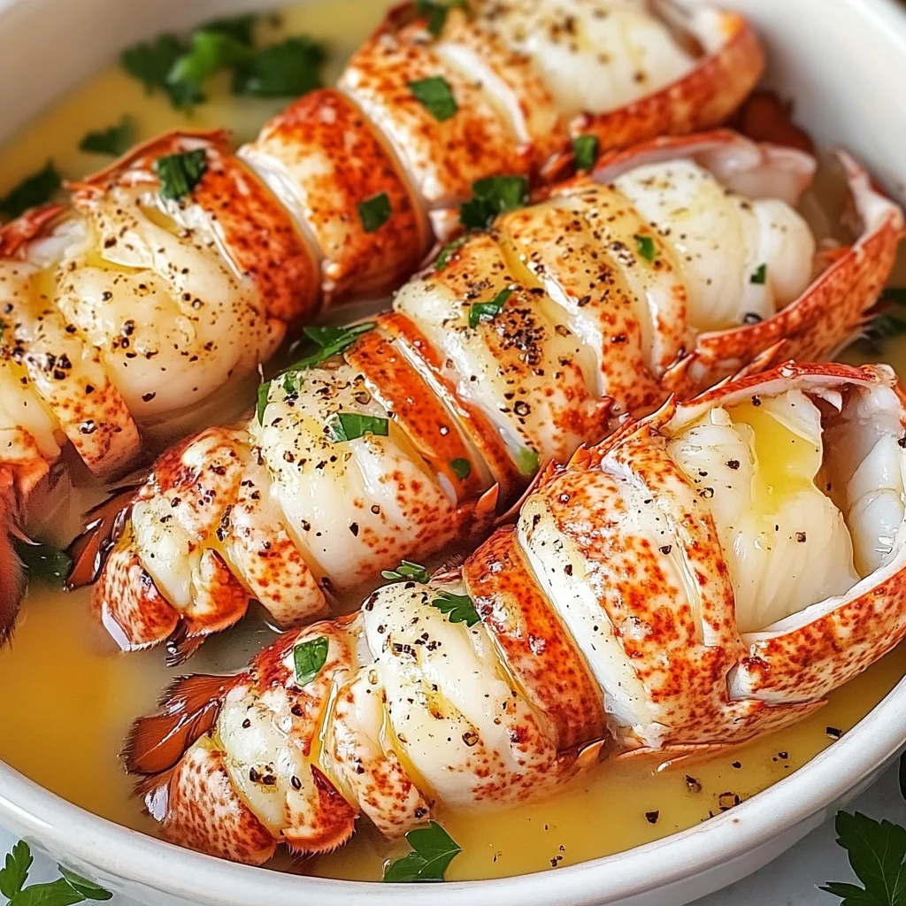 Butter Poached Lobster Tails Recipe