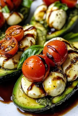 Caprese Stuffed Avocado