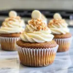 Carrot Cake Cupcakes with Brown Butter Cream Cheese Frosting