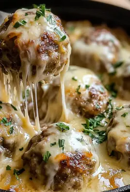 Cheesy French Onion Meatballs: The Ultimate Comfort Food Recipe