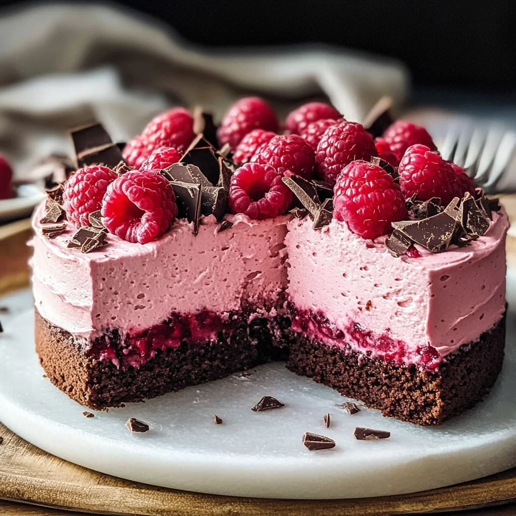 Chocolate Raspberry Mousse Cake Recipe