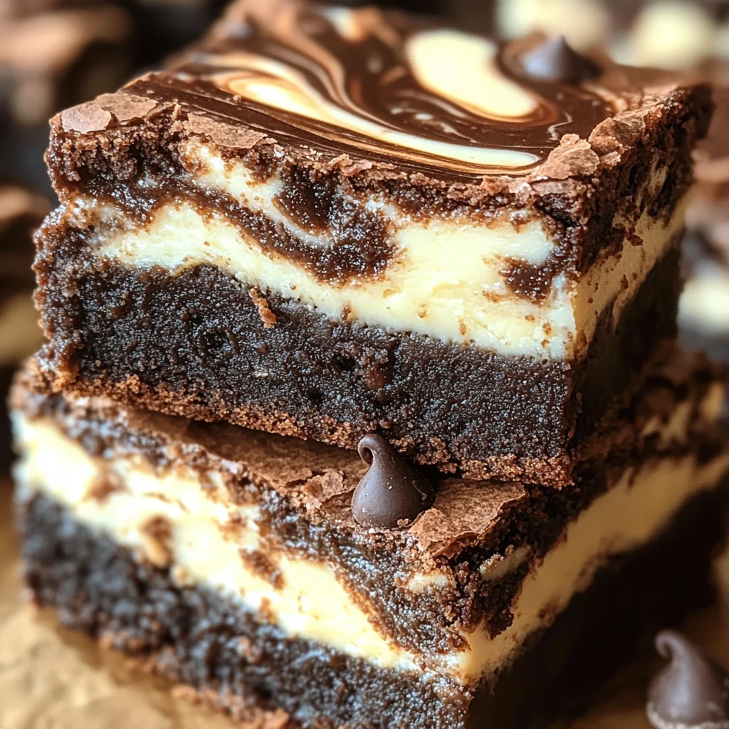 Cream Cheese Swirl Brownies