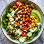 Crispy Chili Lime Garbanzo Beans Salad