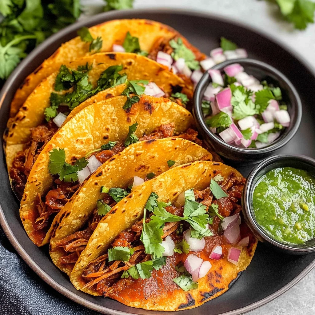 Crock Pot Birria Tacos
