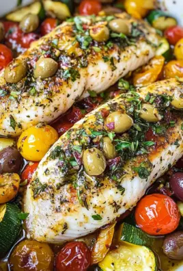 Easy Mediterranean Baked fish