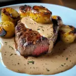Elegant Filet Mignon with Creamy Peppercorn Sauce