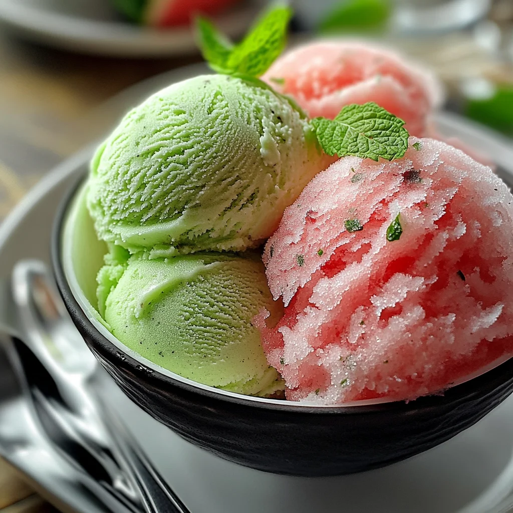 Fresh Mint Ice Cream Recipe