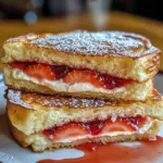 Fried Strawberry Cheesecake Sandwiches