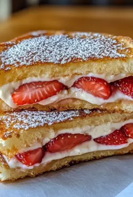 Fried Strawberry Cheesecake Sandwiches