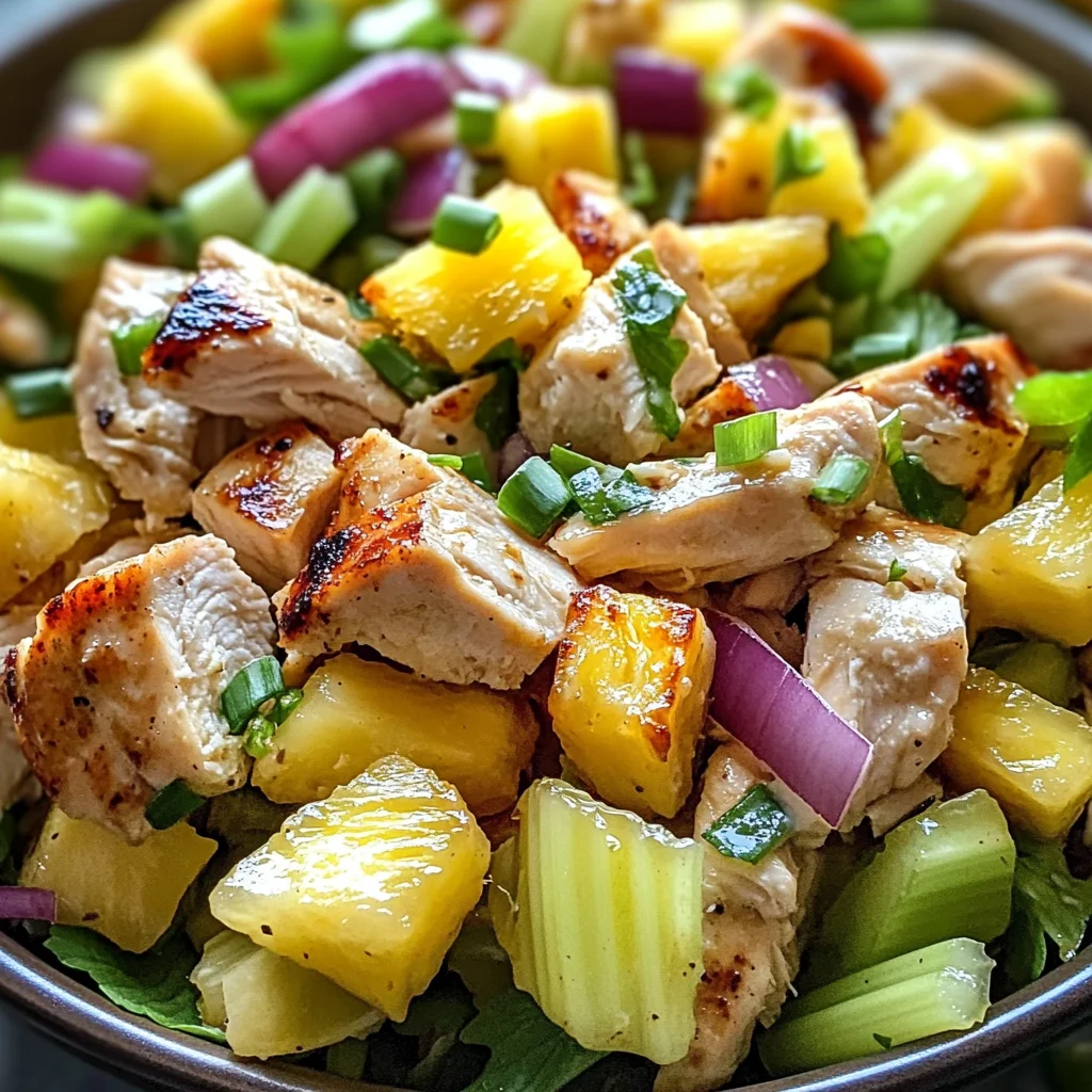 Hawaiian Chicken Salad is a tropical delight to enjoy!