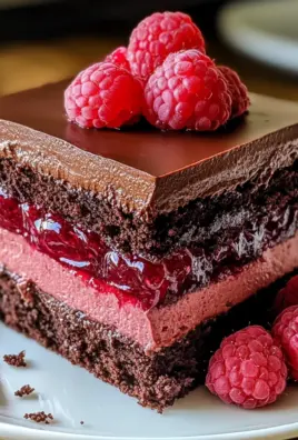 Heavenly Raspberry Chocolate Mousse Cake