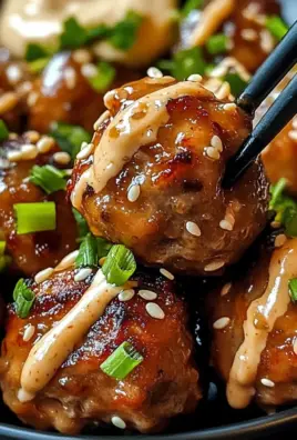 Korean BBQ Meatballs with Spicy Mayo Dip: A Flavor-Packed Beginner-Friendly Recipe