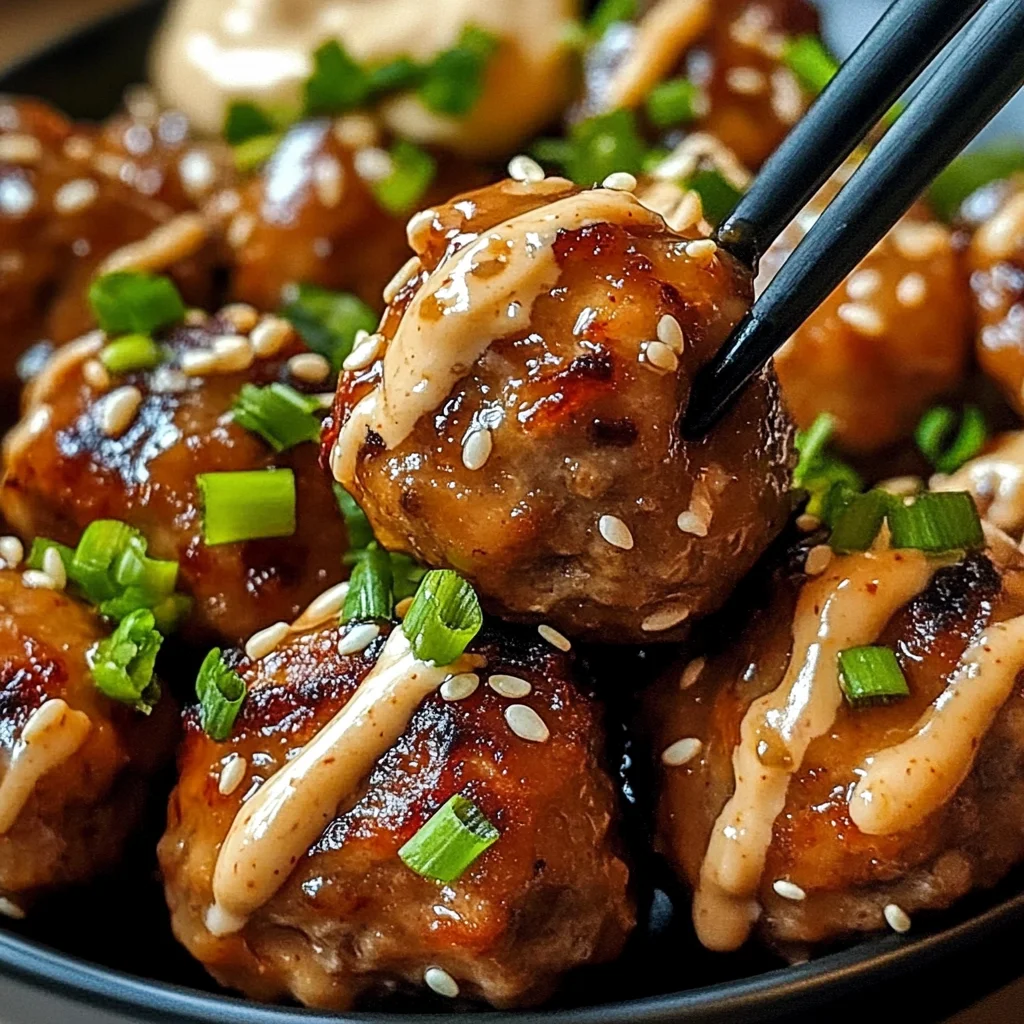 Korean BBQ Meatballs with Spicy Mayo Dip: A Flavor-Packed Beginner-Friendly Recipe