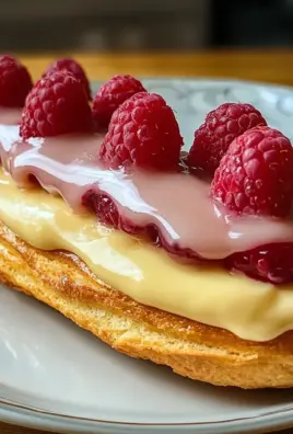 Lemon Raspberry Eclairs