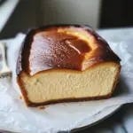 Loaf Pan Basque Cheesecake