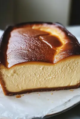 Loaf Pan Basque Cheesecake