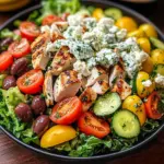Mediterranean Delight: Tzatziki Chicken Salad