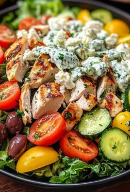 Mediterranean Delight: Tzatziki Chicken Salad