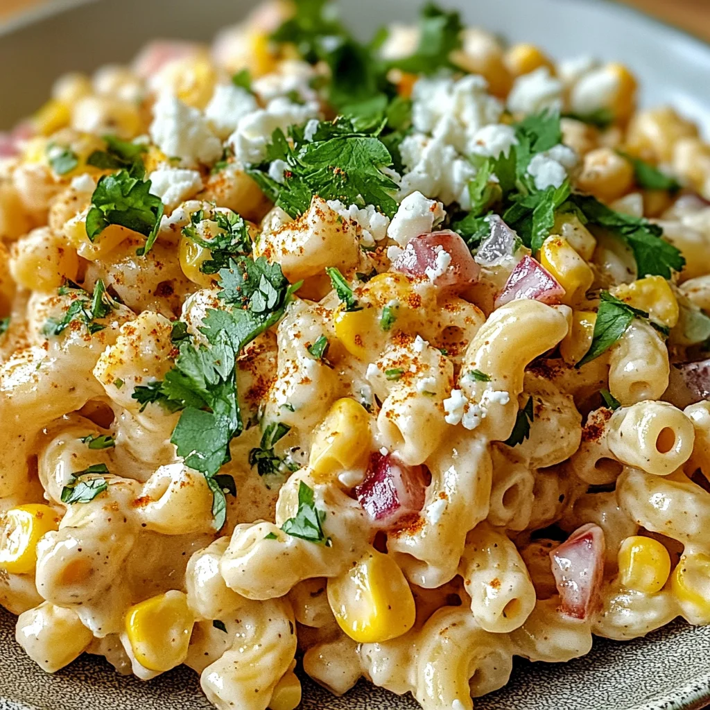Mexican Street Corn Pasta Salad